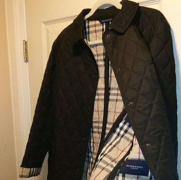 burberry quilted nova check jacket
